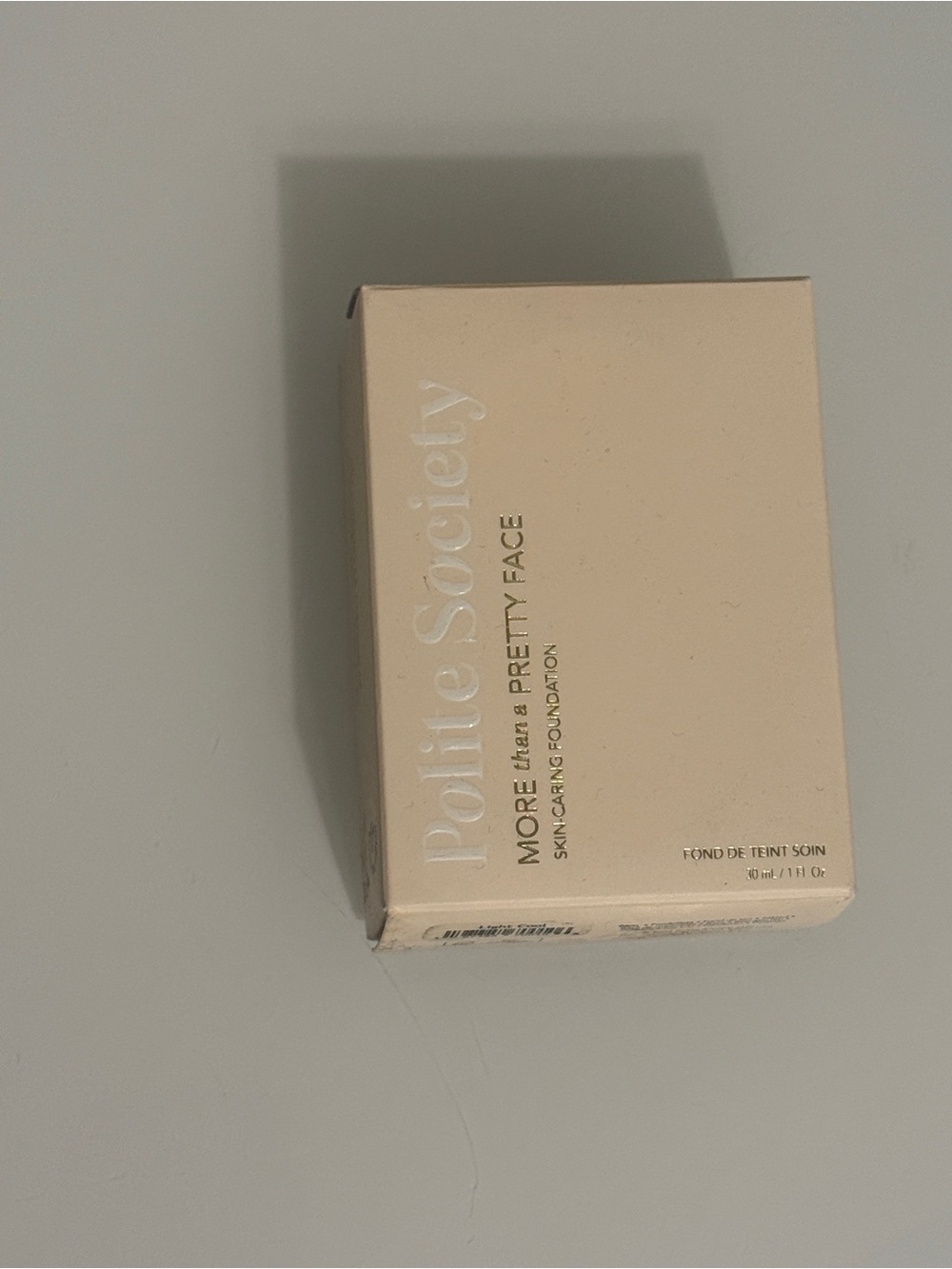 Polite Society More than a Pretty Face Skincaring Foundation -light cool Shade